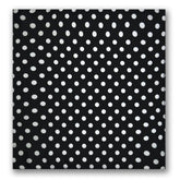 BLACK SMALL POLKA DOTS SILK ASCOT –  PREMIUM COLLECTION